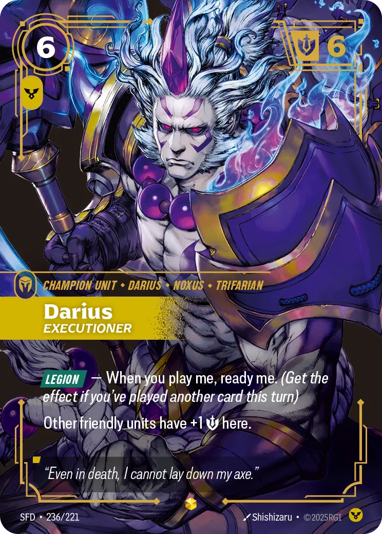 Darius Executioner (Overnumbered) - 236/221 - Spiritforged