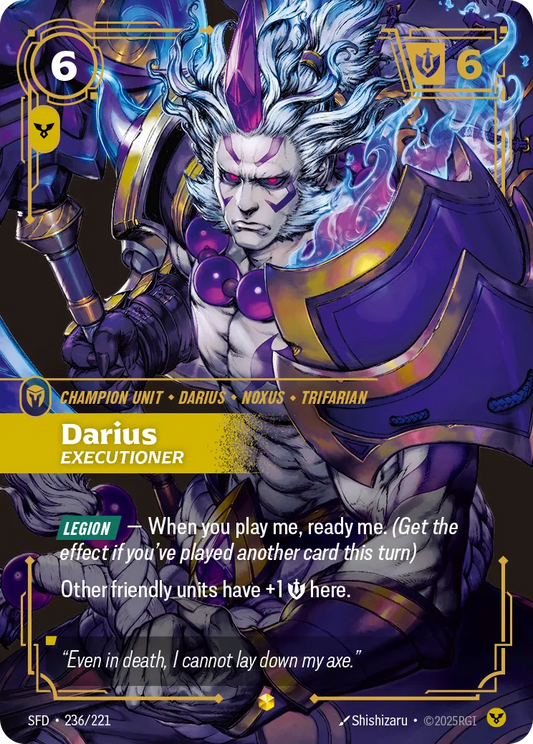 Darius Executioner (Overnumbered) - 236/221 - Spiritforged