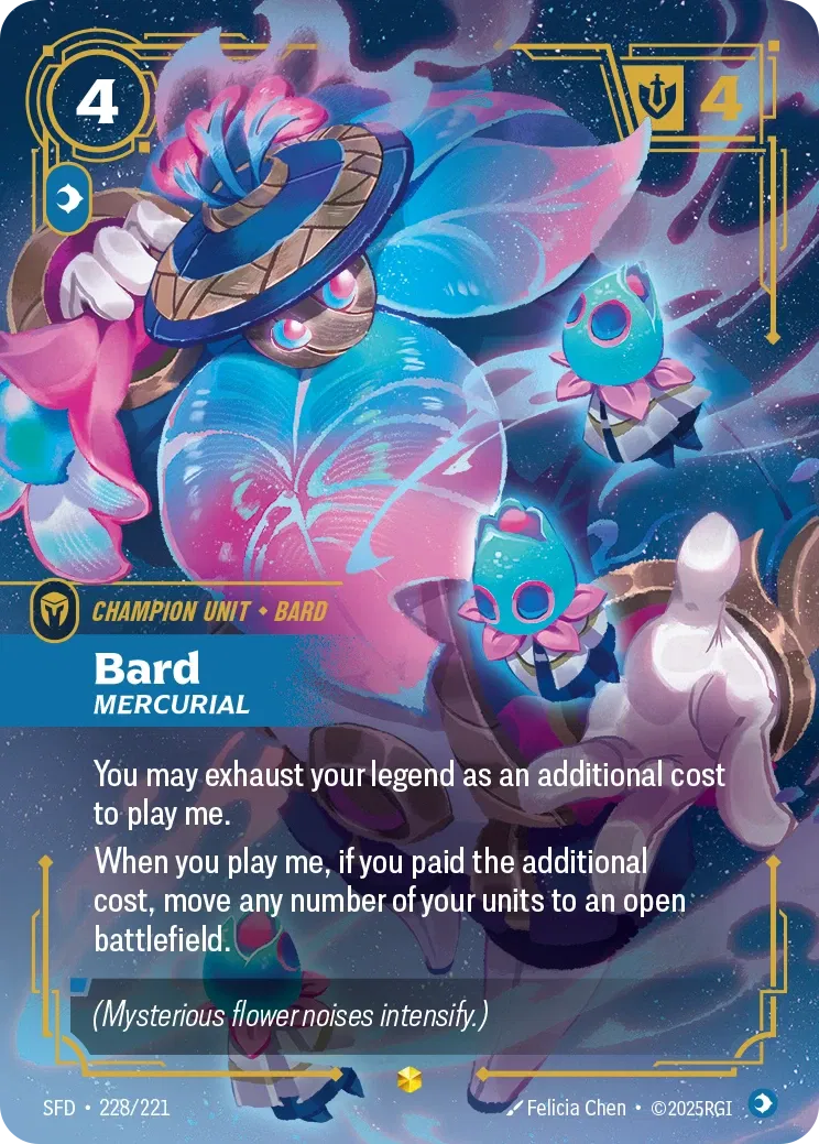 Bard Mercurial (Overnumbered) - 228/221 - Spiritforged
