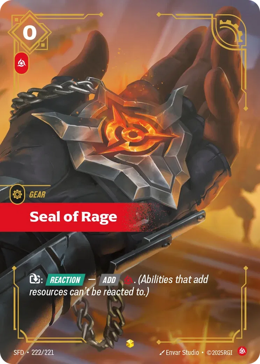 Seal of Rage SFD-222