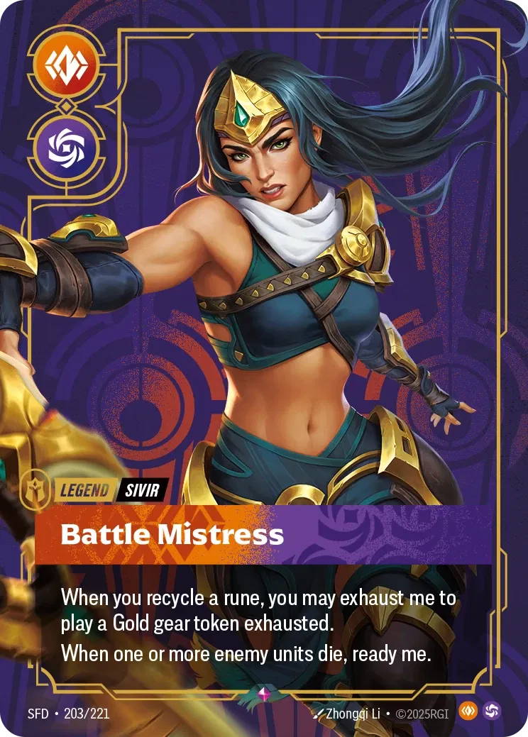 Sivir Battle Mistress SFD-203