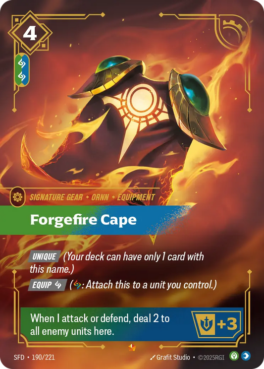 Forgefire Cape SFD-190