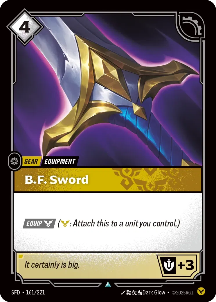 B.F. Sword SFD-161