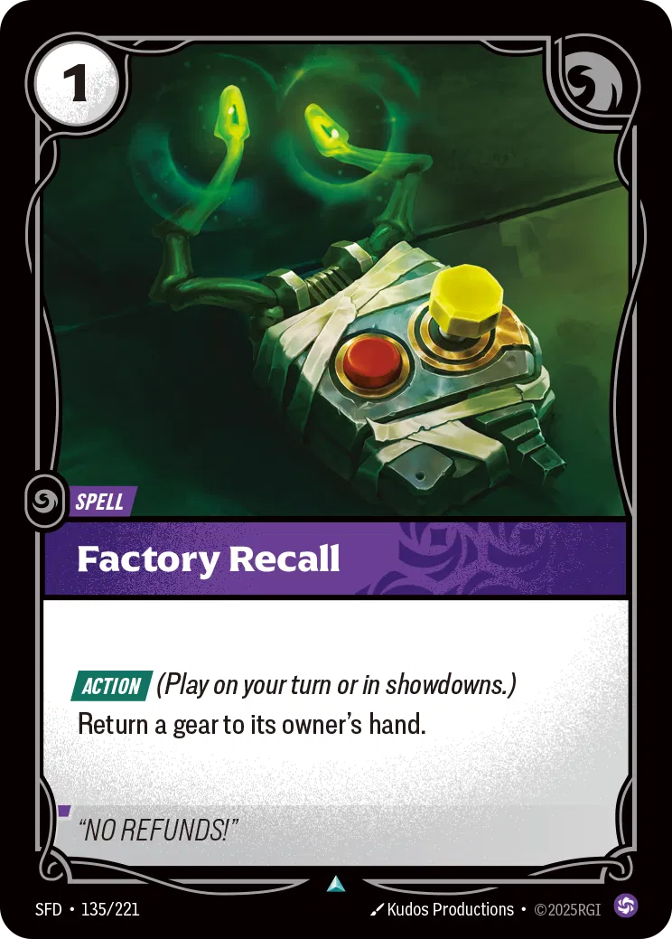 Factory Recall - 135/221 - Spiritforged