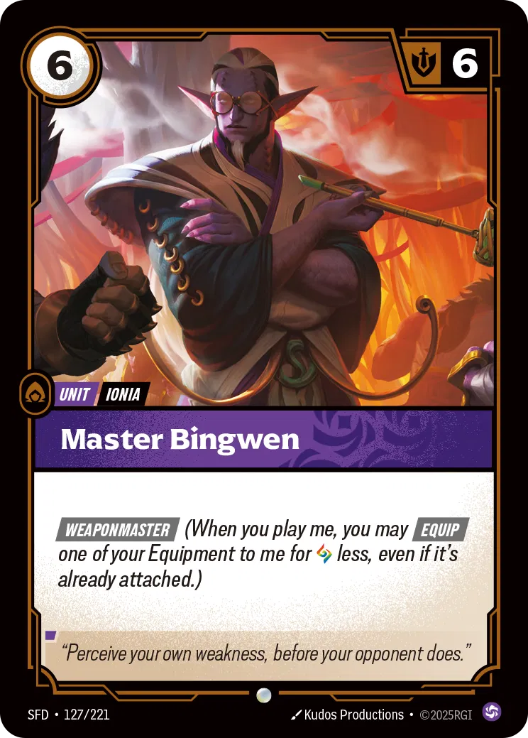 Master Bingwen - 127/221 - Spiritforged