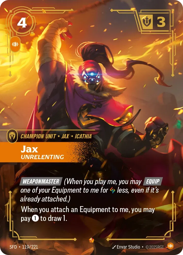 Jax Unrelenting - 119/221 - Spiritforged