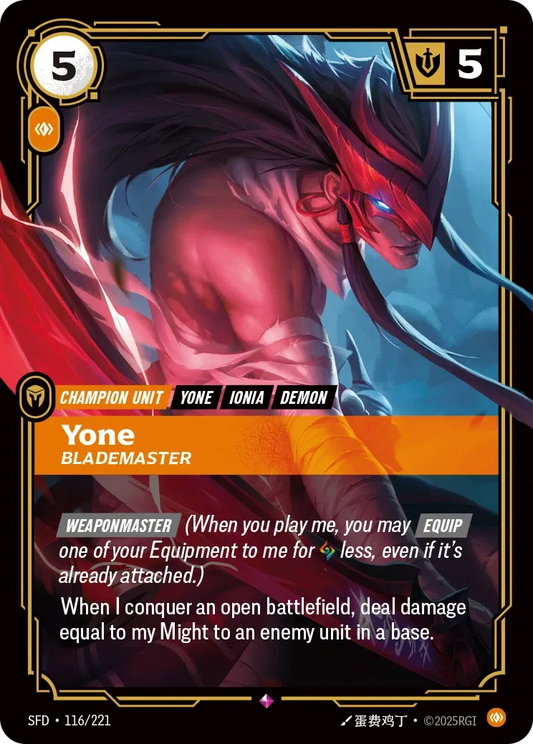 Yone Blademaster SFD-116