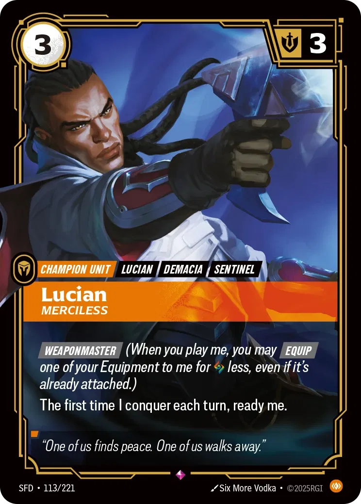 Lucian Merciless SFD-113