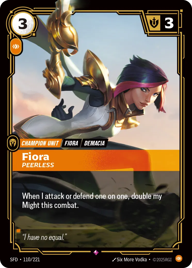 Fiora Peerless - 110/221 - Spiritforged
