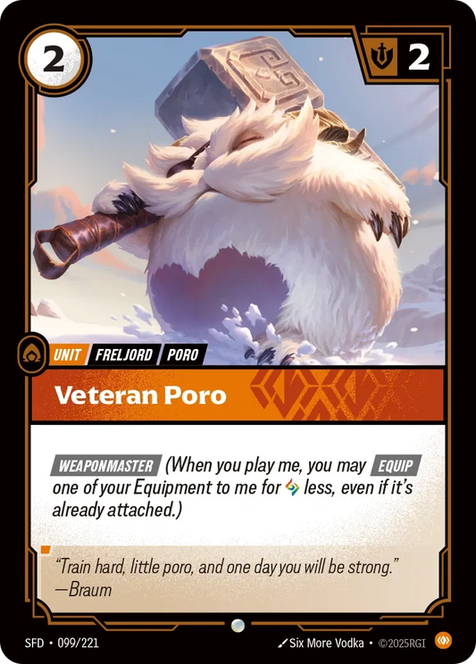 Veteran Poro - 099/221 - Spiritforged