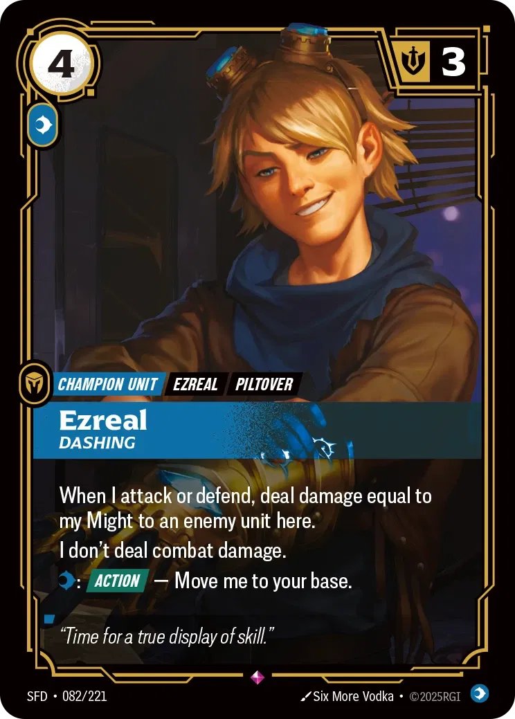 Ezreal Dashing - 082/221 - Spiritforged