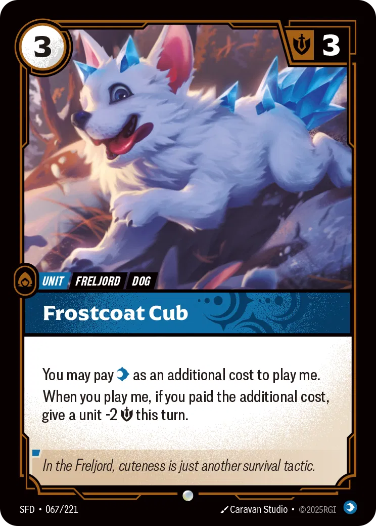 Frostcoat Cub - 067/221 - Spiritforged