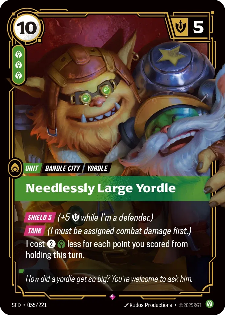 Needlessly Large Yordle - 055/221 - Spiritforged