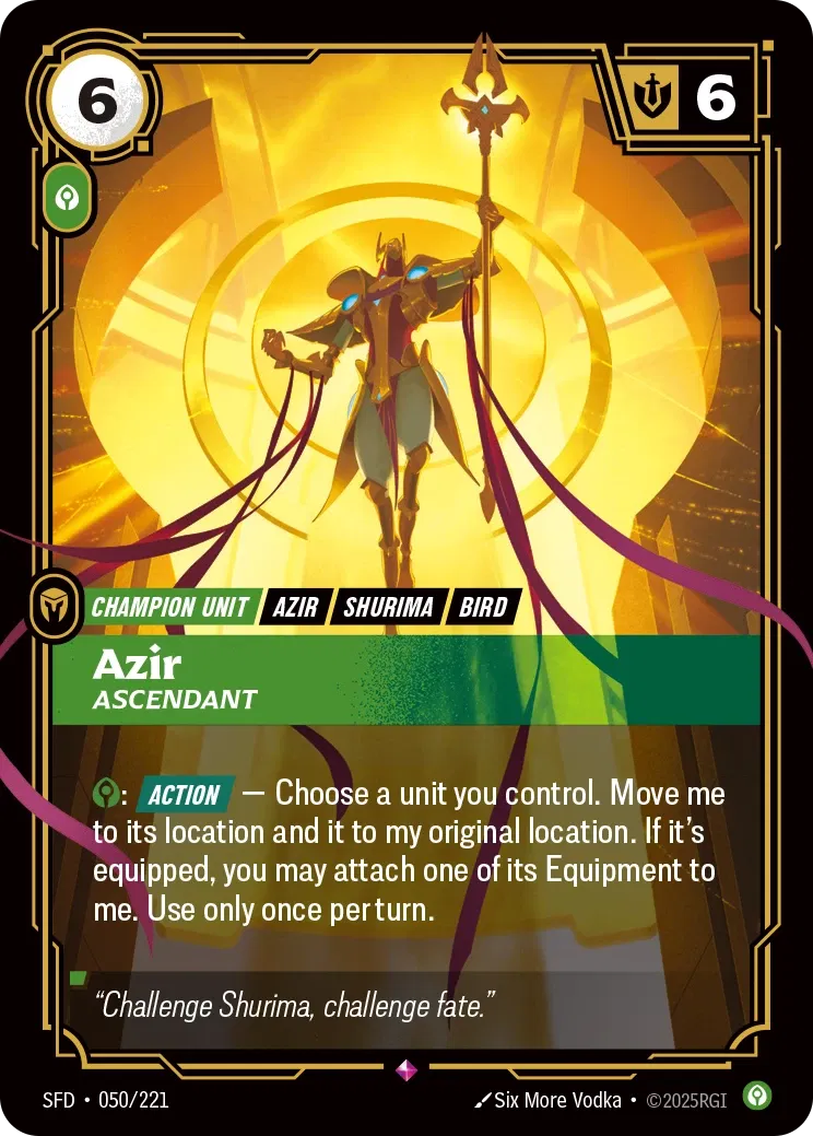 Azir Ascendant - 050/221 - Spiritforged