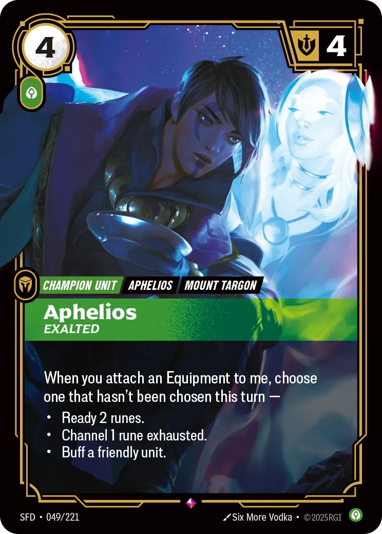 Aphelios Exalted - 049/221 - Spiritforged