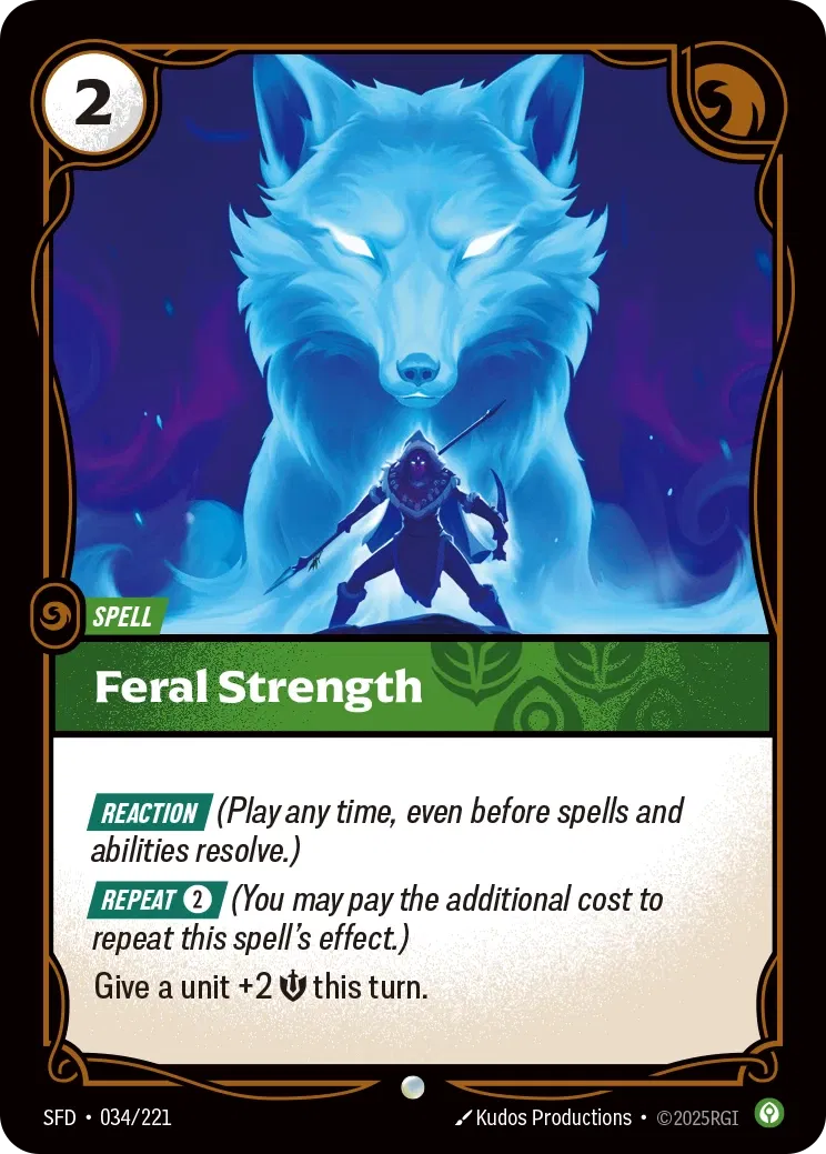Feral Strength - 034/221 - Spiritforged