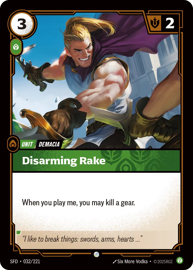 Disarming Rake - 032/221 - Spiritforged