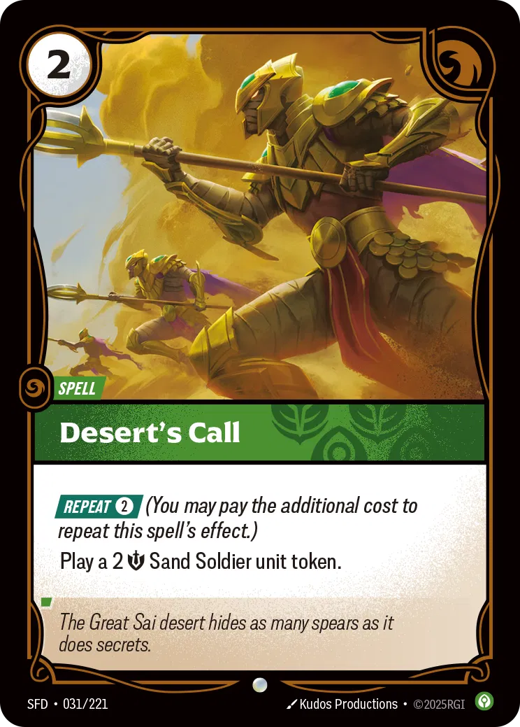 Desert's Call - 031/221 - Spiritforged