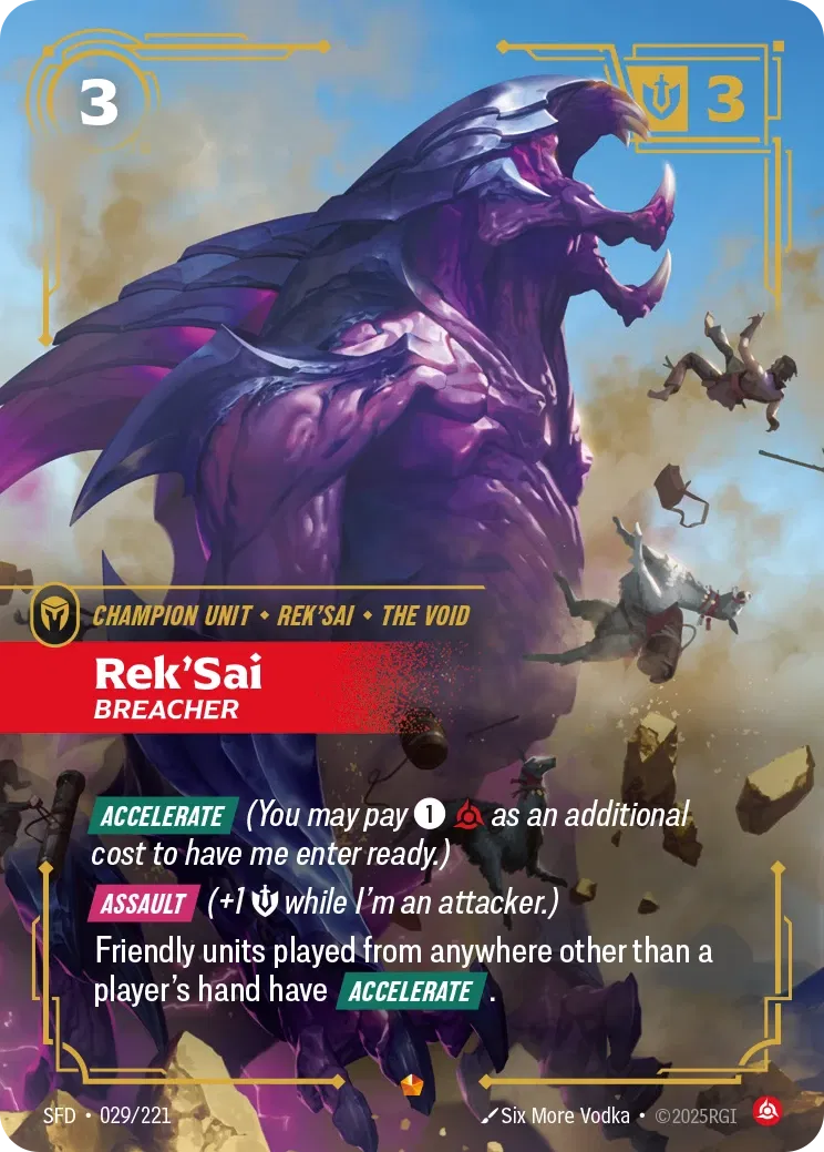 Rek'Sai Breacher - 029/221 - Spiritforged