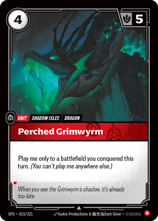 Perched Grimwyrm SFD-015