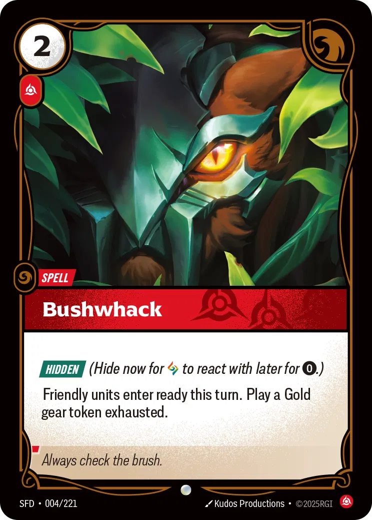 Bushwhack SFD-004