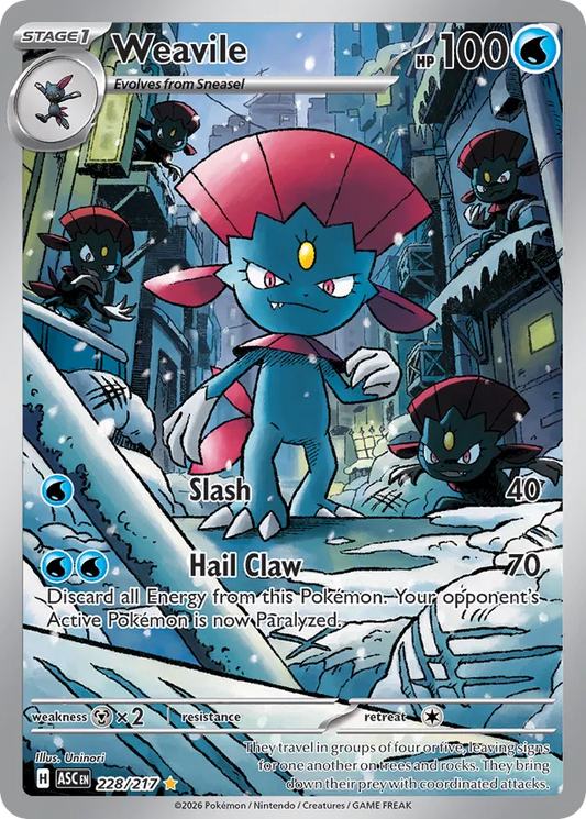 Weavile - 228/217 - ME: Ascended Heroes