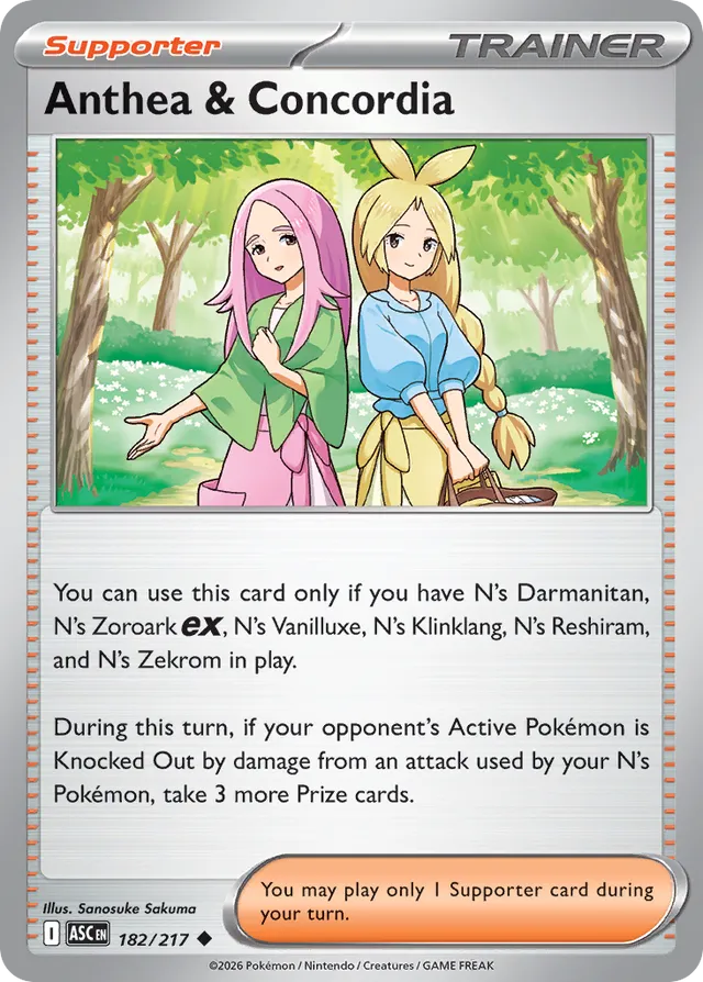 Anthea & Concordia - 182/217 - ME: Ascended Heroes