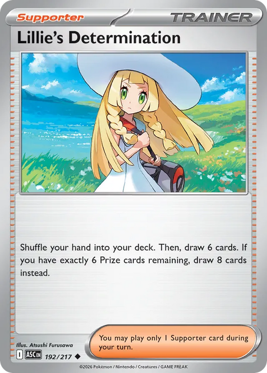 Lillie's Determination - 192/217 - ME: Ascended Heroes