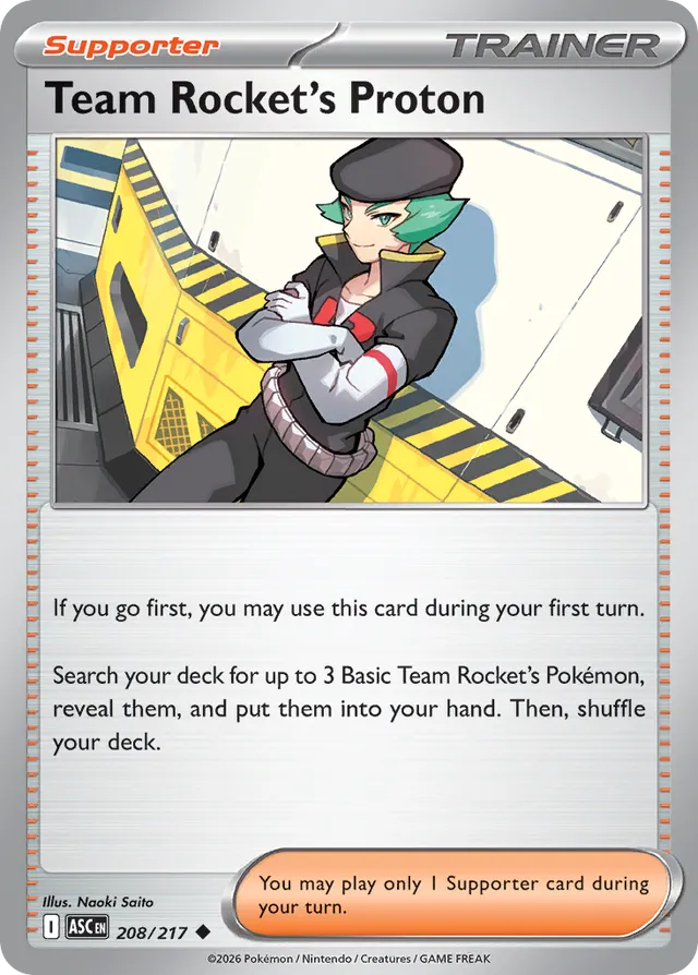 Team Rocket's Proton - 208/217 - ME: Ascended Heroes