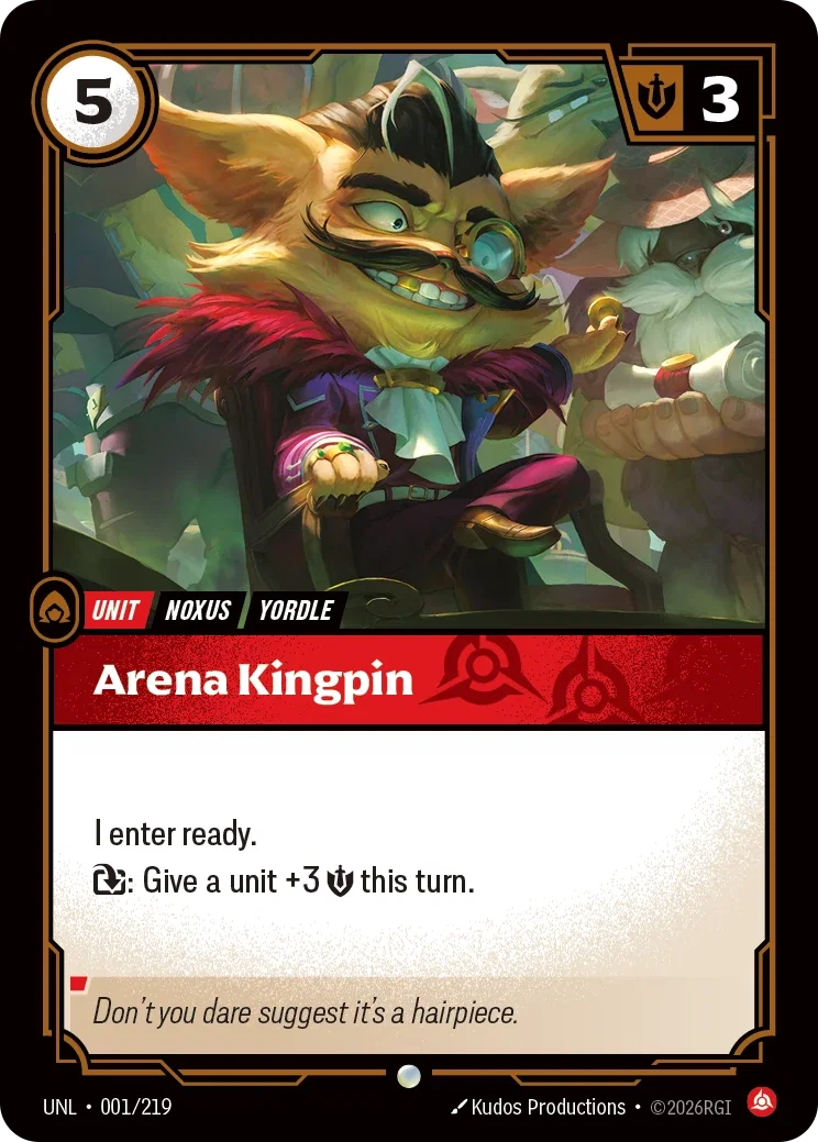 Arena Kingpin - 001/219 - Unleashed