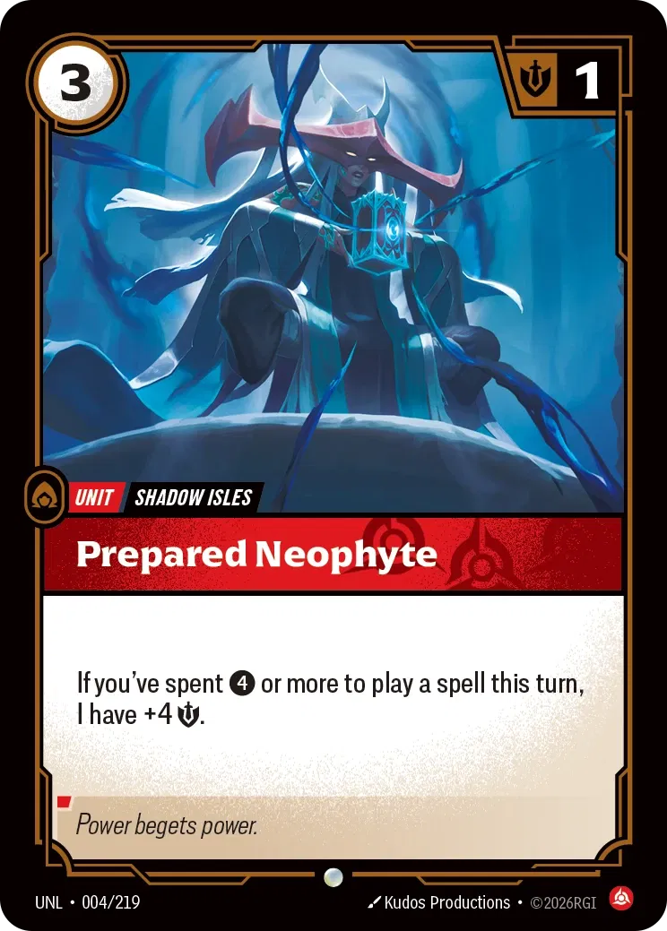 Prepared Neophyte - 004/219 - Unleashed