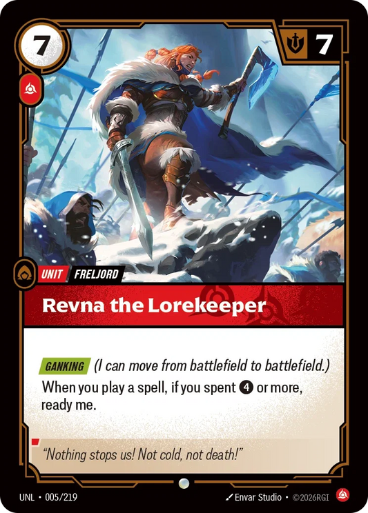 Revna the Lorekeeper - 005/219 - Unleashed