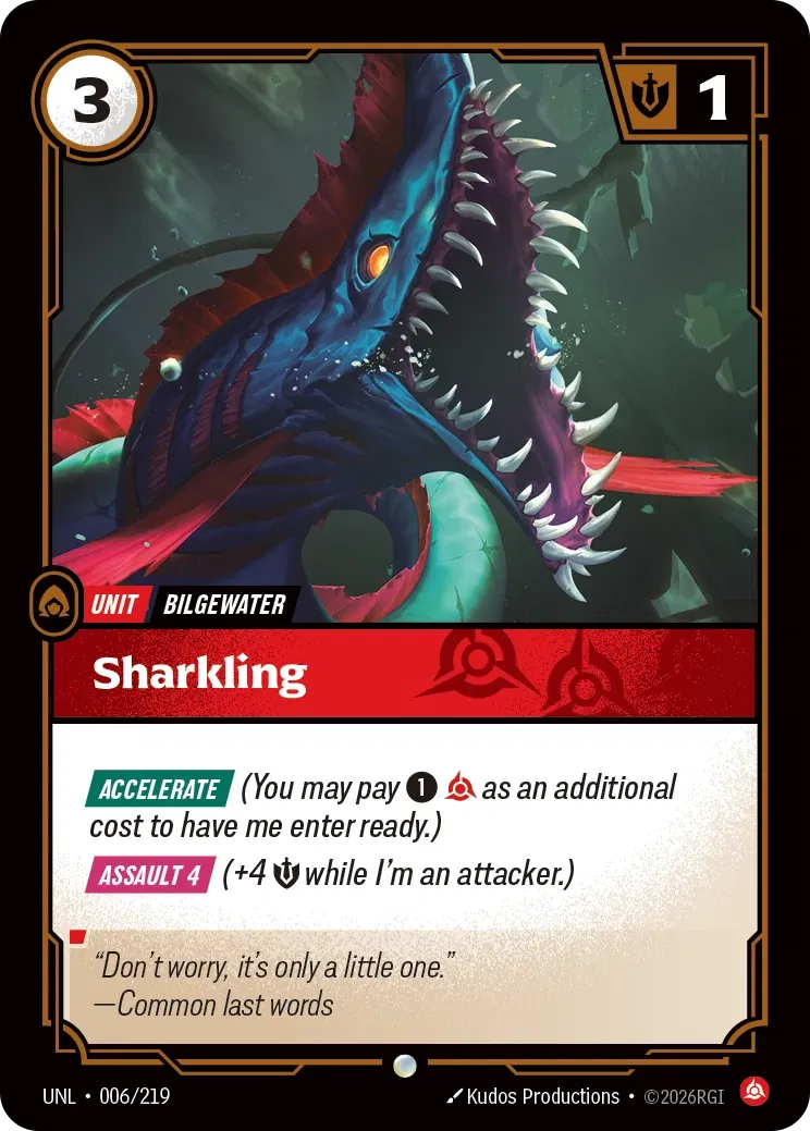 Sharkling - 006/219 - Unleashed