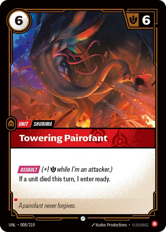 Towering Pairofant - 008/219 - Unleashed