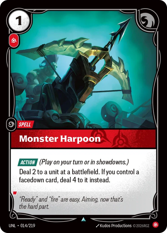 Monster Harpoon - 014/219 - Unleashed