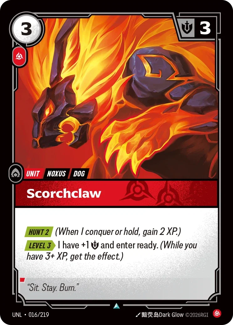 Scorchclaw - 016/219 - Unleashed