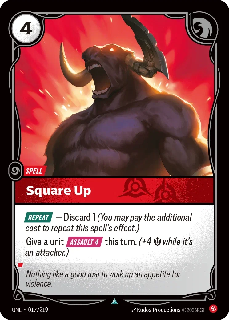 Square Up - 017/219 - Unleashed