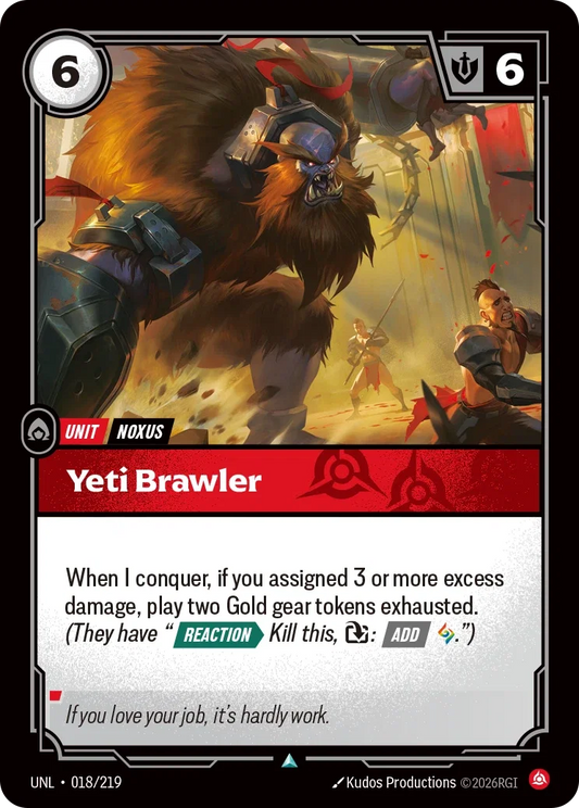 Yeti Brawler - 018/219 - Unleashed