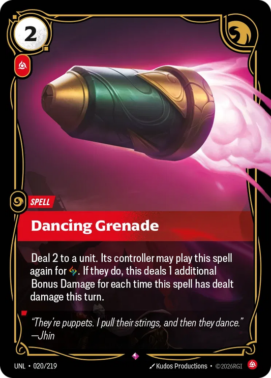 Dancing Grenade - 020/219 - Unleashed