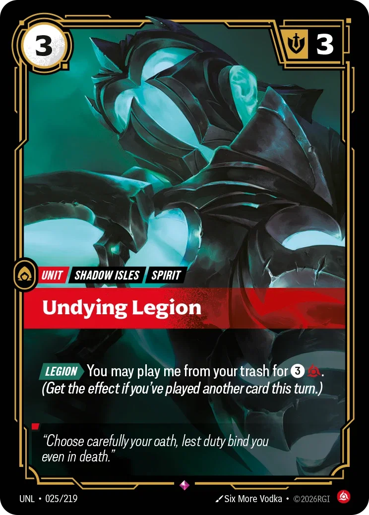 Undying Legion - 025/219 - Unleashed