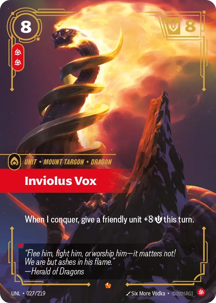 Inviolus Vox - 027/219 - Unleashed