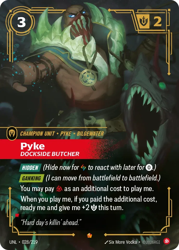 Pyke Dockside Butcher - 028/219 - Unleashed