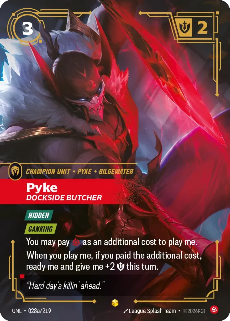 Pyke Dockside Butcher (Alternate Art) - 028a/219 - Unleashed