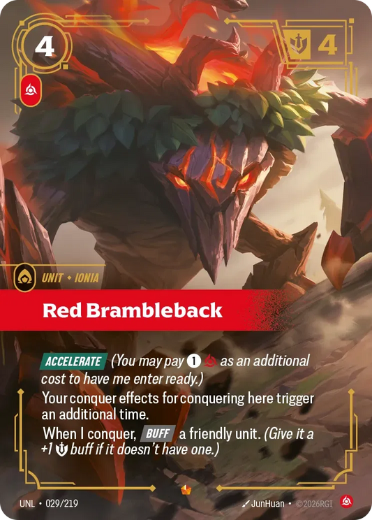 Red Brambleback - 029/219 - Unleashed