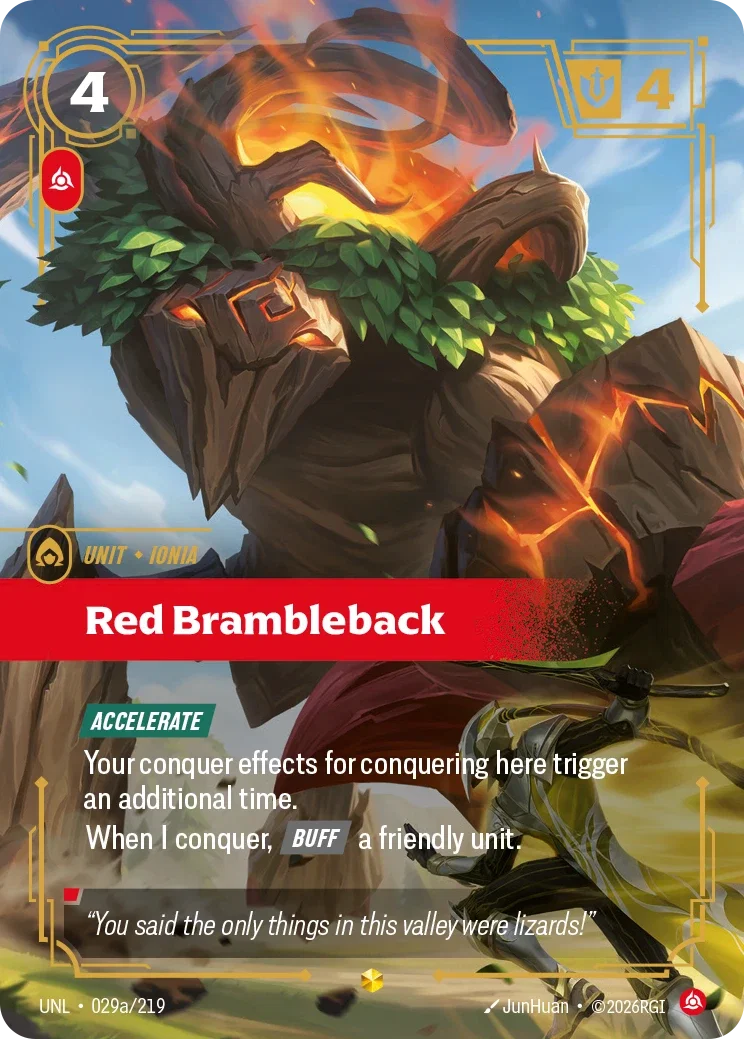 Red Brambleback (Alternate Art) - 029a/219 - Unleashed