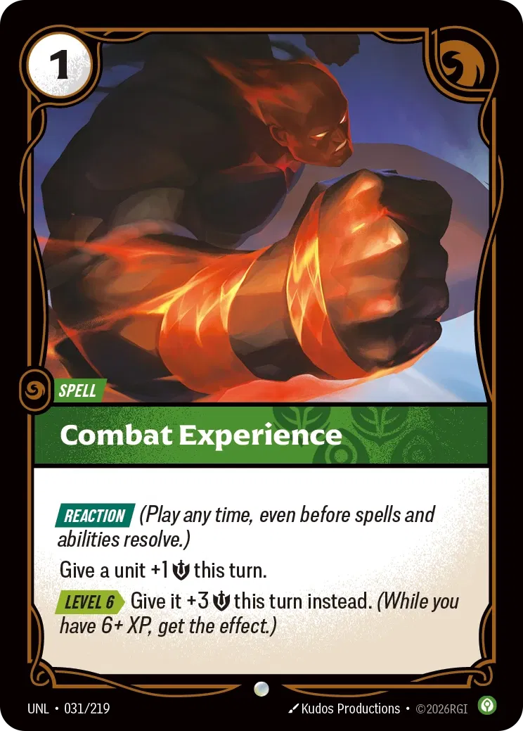 Combat Experience - 031/219 - Unleashed