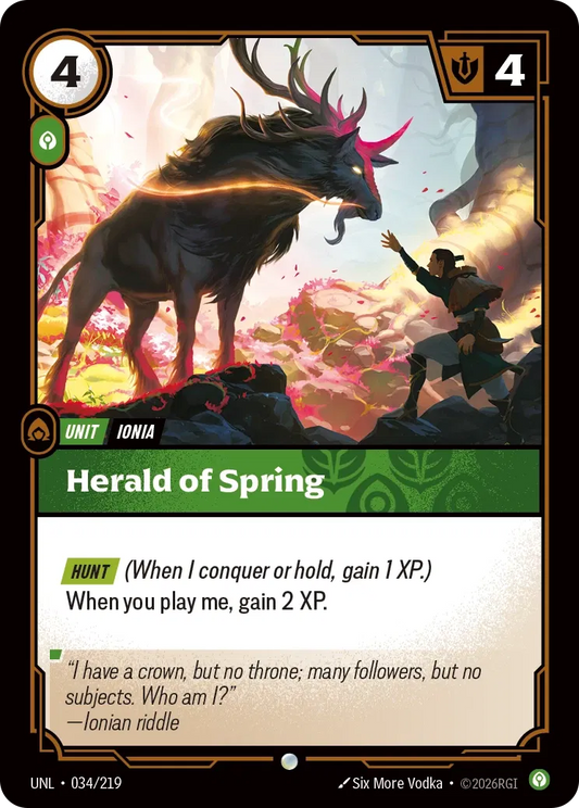 Herald of Spring - 034/219 - Unleashed