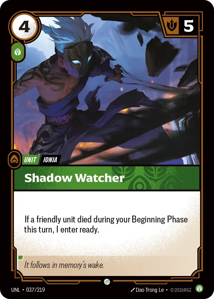 Shadow Watcher - 037/219 - Unleashed