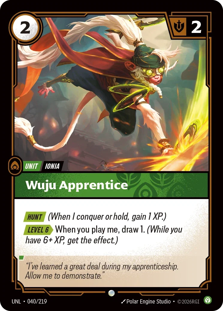 Wuju Apprentice - 040/219 - Unleashed