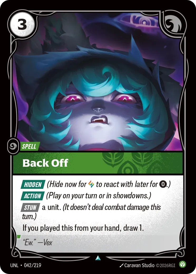 Back Off - 042/219 - Unleashed